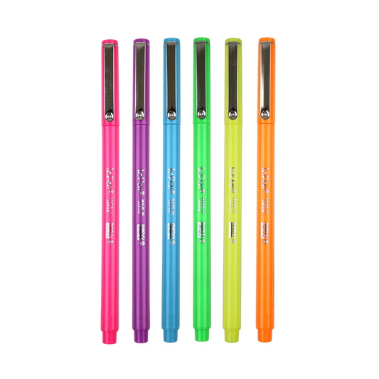 סט עטי לֵפֵּן - נאון (6 יח׳)