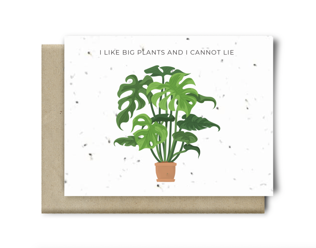 כרטיס ברכה נשתל - Big Plants