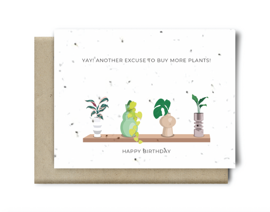 כרטיס ברכה נשתל - Birthday Plants