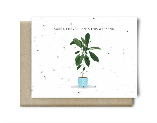 כרטיס ברכה נשתל - Weekend Plants